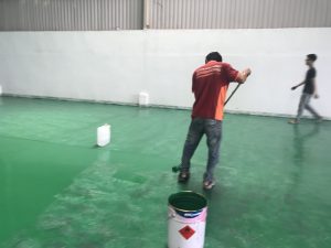 Sơn epoxy hệ lăn