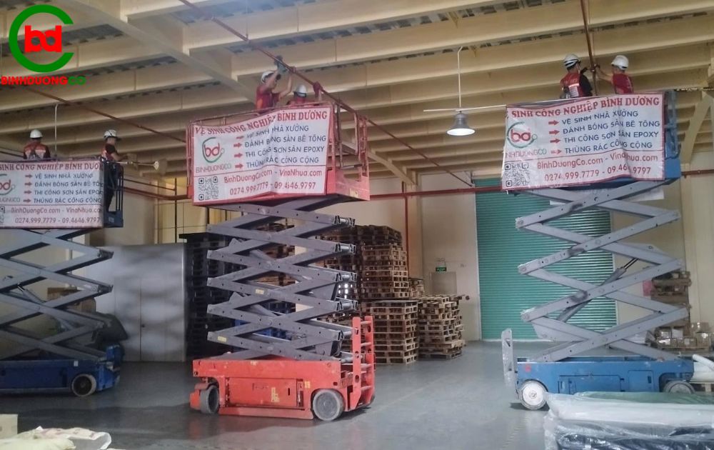 các loại hình dịch vụ vệ sinh nhà kho phổ biến