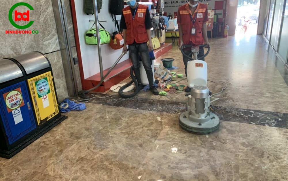mẹo bảo dưỡng và chăm sóc sàn đá sau khi đánh bóng