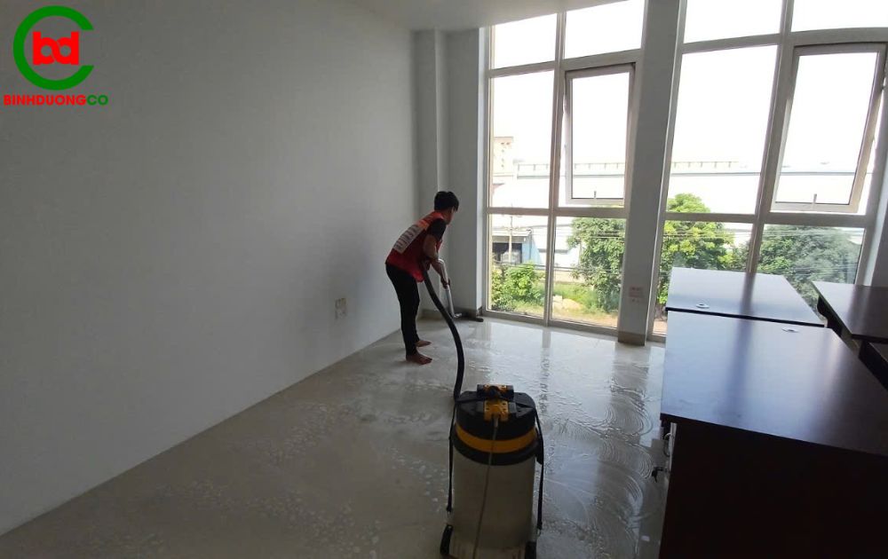 vệ sinh sau xây dựng bình dương